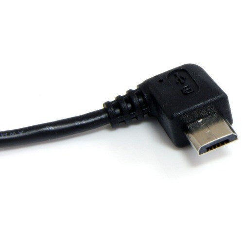 1 ft USB to Right Angle Micro USB Cable