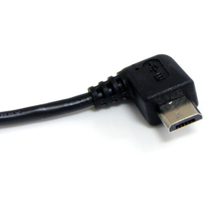 1 ft USB to Right Angle Micro USB Cable