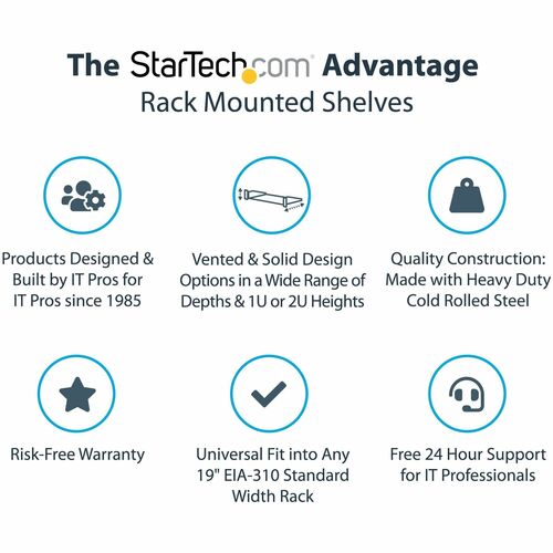 19in Universal Server Rack Cabinet Shelf