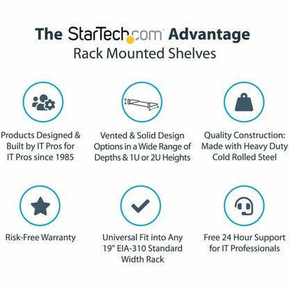 19in Universal Server Rack Cabinet Shelf