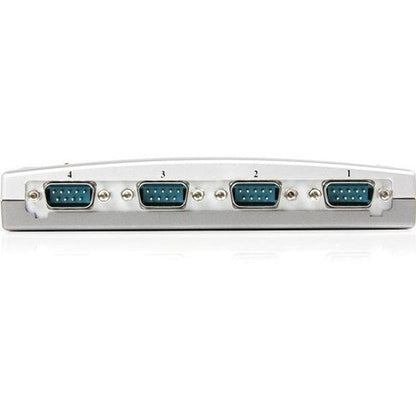 4 Port USB to RS232 Serial Adapter Hub