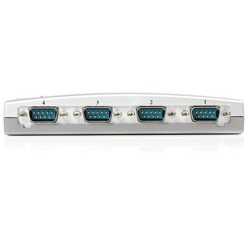 4 Port USB to RS232 Serial Adapter Hub