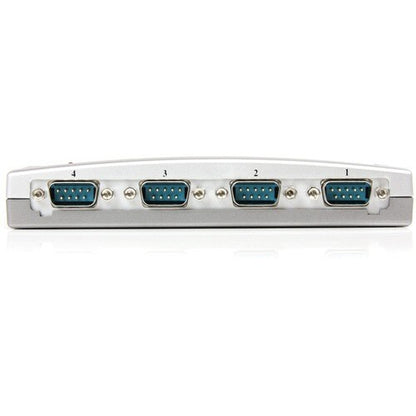 4 Port USB to RS232 Serial Adapter Hub