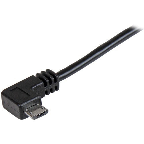 0.5m Right Angle Micro USB Cable - 24AWG
