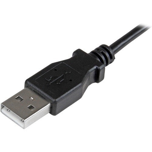 0.5m Right Angle Micro USB Cable - 24AWG