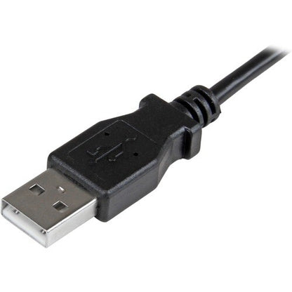 0.5m Right Angle Micro USB Cable - 24AWG