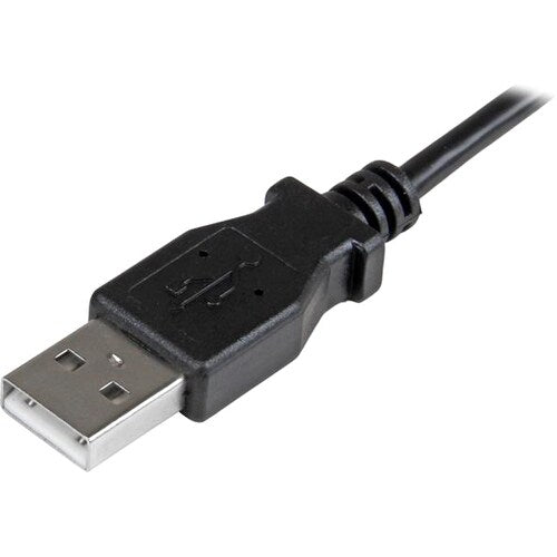 0.5m Right Angle Micro USB Cable - 24AWG
