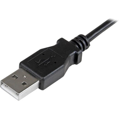0.5m Right Angle Micro USB Cable - 24AWG