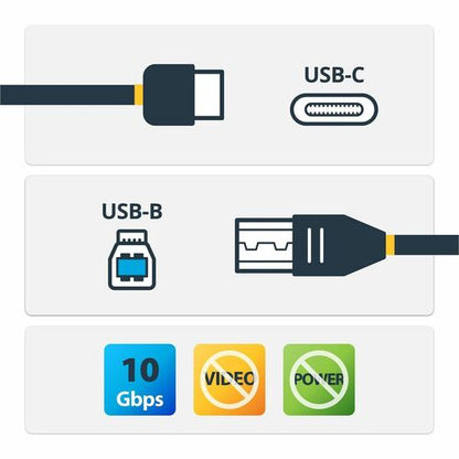 1m USB C to USB B Printer Cable USB 3.1