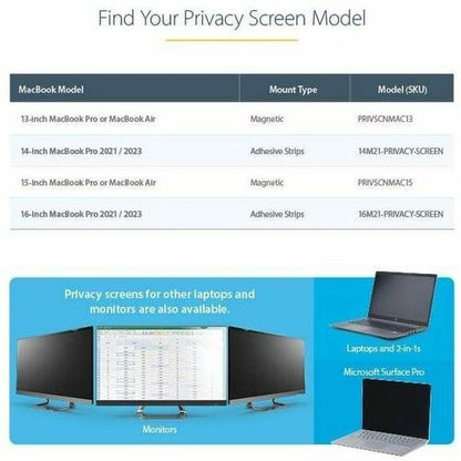 Privacy Screen - MacBook -13in