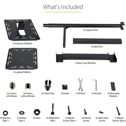 Mobile Projector and Laptop Stand/Cart