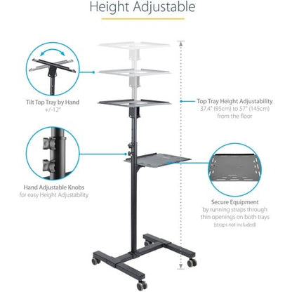 Mobile Projector and Laptop Stand/Cart