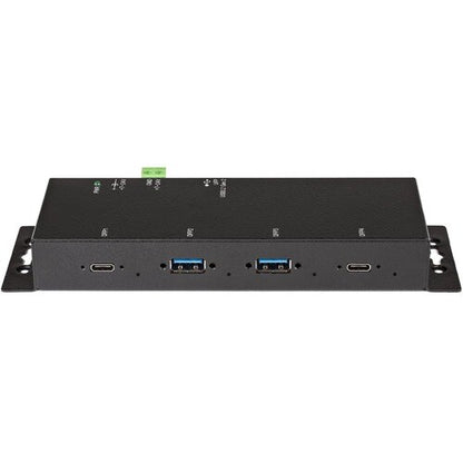 4 Port Industrial USB C Hub 10Gbps 2C/2A