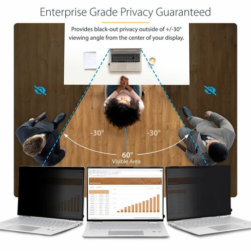 14-inch 16:9 Touch Privacy Screen, Anti-