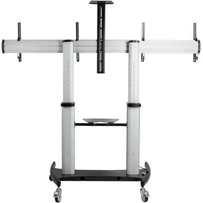 Dual TV Cart / Mount, Rolling TV Cart
