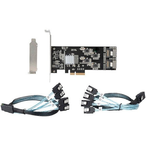 8 Port 6Gbps SATA PCIe Card Controller