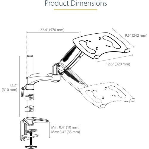 Desk Mount Laptop Arm or Monitor Mount