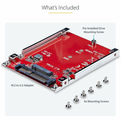 M.2 to U.3 Adapter For M.2 NVMe SSDs