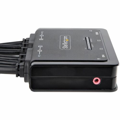 2-Port Dual-Monitor Cable KVM Switch