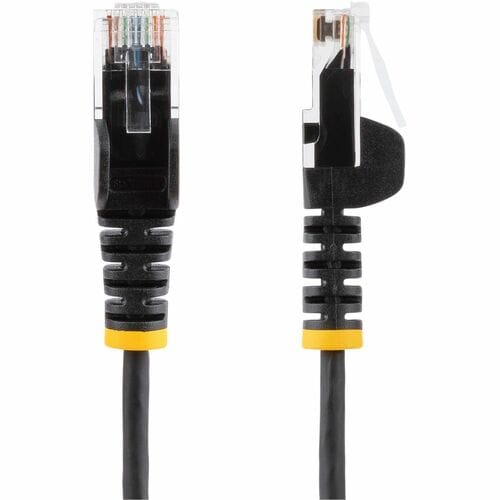 Cable - Black Slim CAT6 Patch Cord 0.5m