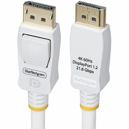10ft White VESA Certified DP 1.2 Cable