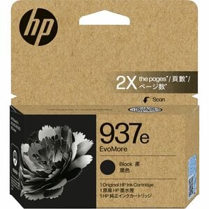 HP 937E EVOMORE BLACK ORIGINAL INK CRTG