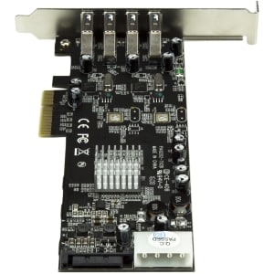 4 Port Dual Bus PCIe USB 3 Card w/ UASP