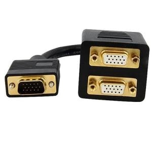 1 FT VGA TO 2X VGA VIDEO SPLITTER CABLE