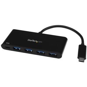 4 PORT USB C HUB W/ PD - C TO A USB 3.0