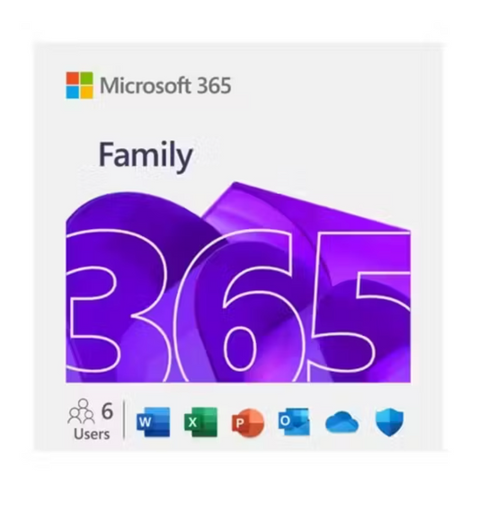 M365 Family English APAC DM Subscr 1YR Medialess FY25H2 (EP2-36888)