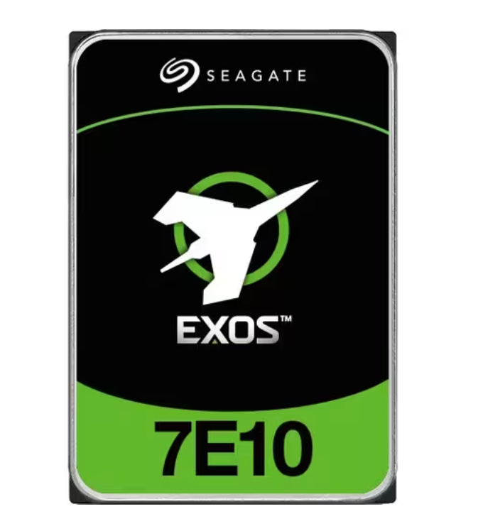 Seagate Exos 7E10 ST10000NM017B 10 TB Hard Drive - Internal - SATA (SATA/600) - Storage System, Video Surveillance System Device Supported - 7200rpm - 512e/4Kn Format