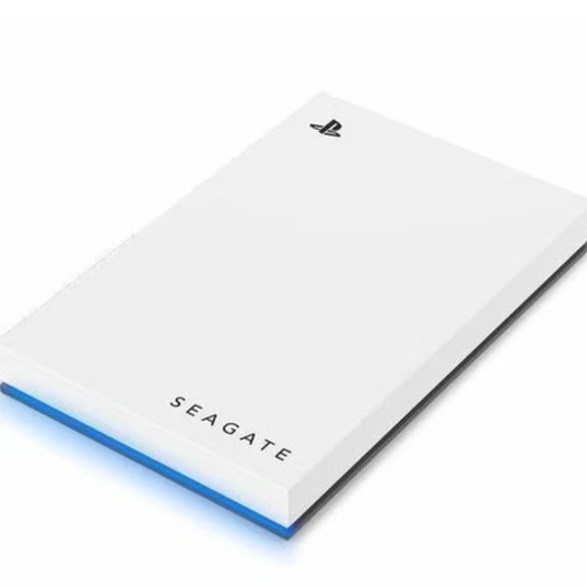 Seagate STLV2000301 1.95 TB Portable Hard Drive - External - White - PlayStation, Gaming Console Device Supported
