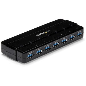 7 PORT SUPERSPEED USB 3.0 HUB W/ ADAPTER