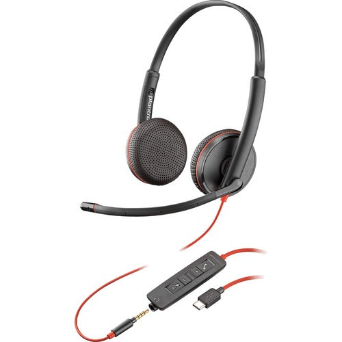 BLACKWIRE C3225 USB-C + 3.5MM STEREO