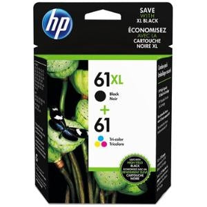 HP 61XL CLR/BLK INK CARTRIDGE PVP PACK