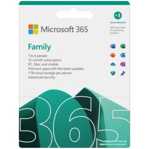 M365 FAMILY ENGLISH APAC DM SUBSCR 1YR M